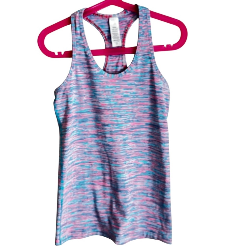 Ivivva by Lululemon Keep Ur Cool Space Dye Girls Racerback Tank Top Size 10